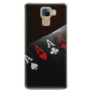 Plastové pouzdro iSaprio - Poker - Huawei Honor 7