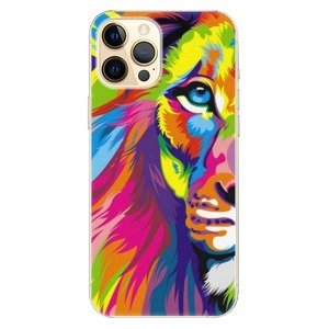 Plastové pouzdro iSaprio - Rainbow Lion - iPhone 12 Pro