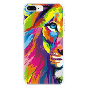 Plastové pouzdro iSaprio - Rainbow Lion - iPhone 8 Plus