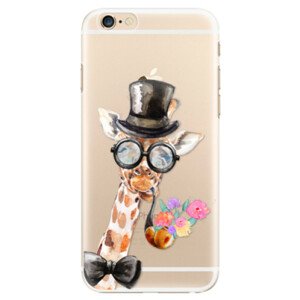 Plastové pouzdro iSaprio - Sir Giraffe - iPhone 6/6S