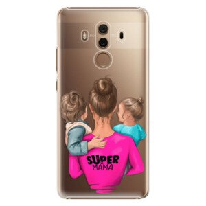 Plastové pouzdro iSaprio - Super Mama - Boy and Girl - Huawei Mate 10 Pro