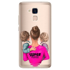 Plastové pouzdro iSaprio - Super Mama - Two Boys - Huawei Honor 7 Lite