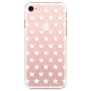 Plastové pouzdro iSaprio - Stars Pattern - white - iPhone 7
