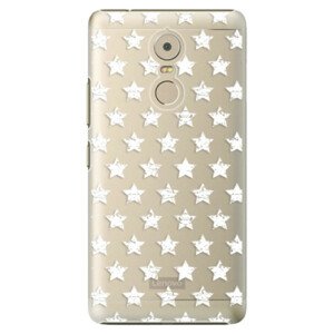 Plastové pouzdro iSaprio - Stars Pattern - white - Lenovo K6 Note