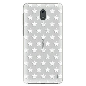 Plastové pouzdro iSaprio - Stars Pattern - white - Nokia 2