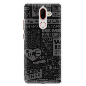 Plastové pouzdro iSaprio - Text 01 - Nokia 7 Plus