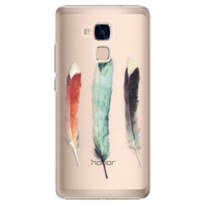 Plastové pouzdro iSaprio - Three Feathers - Huawei Honor 7 Lite