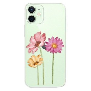 Plastové pouzdro iSaprio - Three Flowers - iPhone 12 mini