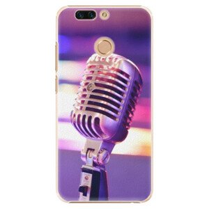 Plastové pouzdro iSaprio - Vintage Microphone - Huawei Honor 8 Pro