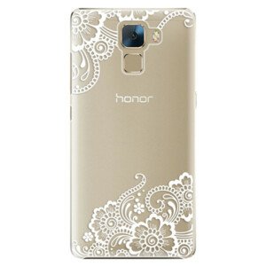 Plastové pouzdro iSaprio - White Lace 02 - Huawei Honor 7