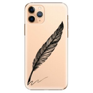 Plastové pouzdro iSaprio - Writing By Feather - black - iPhone 11 Pro