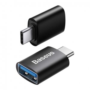 Baseus Ingenuity Mini OTG adaptér USB-C / USB 3.1, černý (ZJJQ000001)