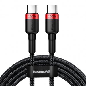 Baseus Cafule kabel USB-C / USB-C PD 2.0 5A 2m, černý (CATKLF-AL91)