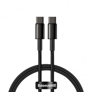 Baseus Data kabel USB-C / USB-C PD QC 100W 5A 1m, černý (CATWJ-01)