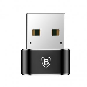 Baseus adaptér USB Type-C / USB, černý (CAAOTG-01)