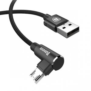Baseus MVP kabel USB / Micro USB 1.5A 2m, černý (CALMVP-A01)