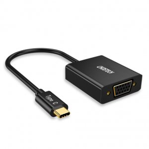 Choetech HUB-V01 adaptér USB-C / VGA M/F, černý (HUB-V01)