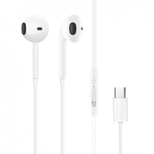 Dudao X3C sluchátka do uší USB-C, bílé (X3C)