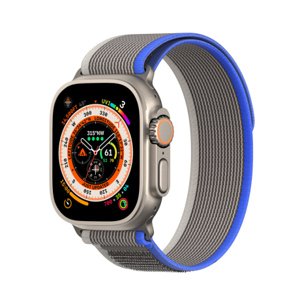 Dux Ducis Sport Velcro řemínek na Apple Watch 42/44/45/49mm, blue/gray