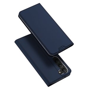 Dux Ducis Skin Pro knížkové kožené pouzdro na Samsung Galaxy S23, modré