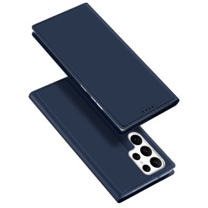 Dux Ducis Skin Pro knížkové kožené pouzdro na Samsung Galaxy S23 Ultra, modré