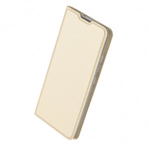 Dux Ducis Skin Pro knížkové kožené pouzdro na Motorola Moto G10/G20/G30/G10 Power, zlaté