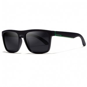 KDEAM Sunbury 2 sluneční brýle, Black & Green / Black (GKD004C02)