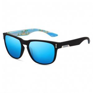 KDEAM Andover 5 sluneční brýle, Black & Pattern / Sky Blue (GKD027C05)