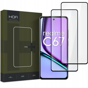 HOFI Glass Pro Full Screen 2x ochranné sklo na Realme C67 4G, černé