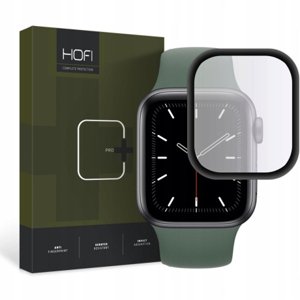 HOFI Hybrid ochranné sklo na Apple Watch 4 / 5 / 6 / SE (44mm), černé