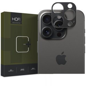 HOFI Alucam Pro ochranné sklo na kameru na iPhone 15 Pro / 15 Pro Max, černé