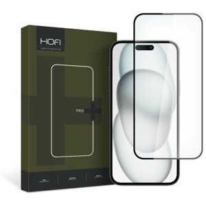 HOFI Glass Pro Full Screen ochranné sklo na iPhone 15 Plus, černé