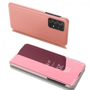 MG Clear View knížkové pouzdro na Samsung Galaxy A53 5G, růžové