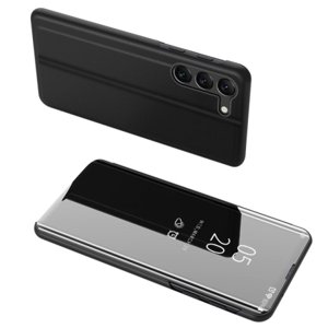 MG Clear View knížkové pouzdro na Samsung Galaxy S23, černé