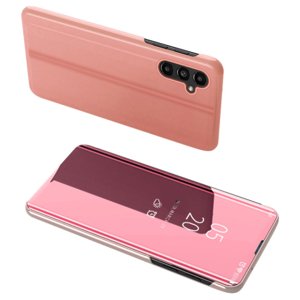 MG Clear View knížkové pouzdro na Samsung Galaxy A54 5G, růžové