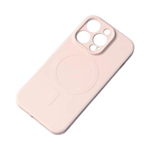 MG Silicone MagSafe kryt na iPhone 15 Pro, růžový