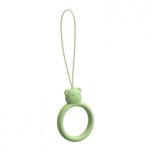 MG Bear Ring přívěšek na mobil, zelený