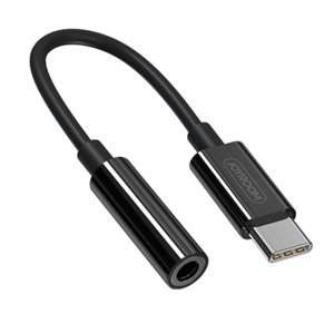 Joyroom Ben Series adaptér 3.5 mm jack / USB-C, černý (SH-C1)
