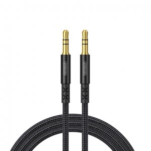 Joyroom Car Stereo audio kabel 3.5 mm jack 1m, černý (SY-10A1)
