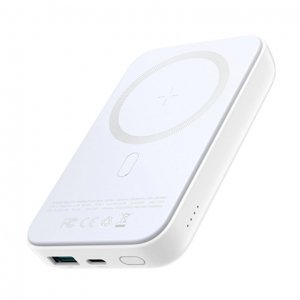 Joyroom JR-W020 MagSafe Power Bank 10000mAh 20W PD QC, bíla (JR-W020 white)
