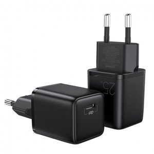 Joyroom Mini Fast Charger síťová nabíječka USB-C 25W 3A, černá (L-P251)