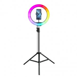 MG Selfie Ring Fill kruhové RGB LED světlo 12'' + stativ, černé (P8570)