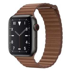 BStrap Leather Loop řemínek na Apple Watch 38/40/41mm, Brown (SAP010C06)