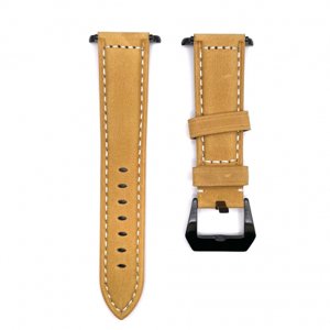 BStrap Leather Lux řemínek na Apple Watch 42/44/45mm, black/brown (SAP011C06)