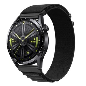BStrap Nylon Loop řemínek na Huawei Watch GT 42mm, black (SSG037C0102)