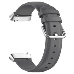 BStrap Leather řemínek na Xiaomi Redmi Watch 3 Active / Lite, gray
