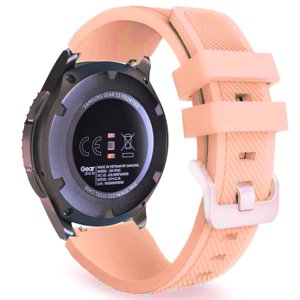 BStrap Silicone Sport řemínek na Huawei Watch GT/GT2 46mm, sand pink (SSG006C1903)