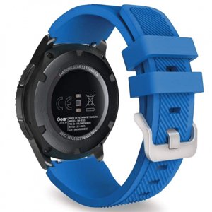 BStrap Silicone Sport řemínek na Huawei Watch GT/GT2 46mm, coral blue (SSG006C0503)