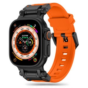 Tech-Protect Delta Pro řemínek na Apple Watch 42/44/45/49mm, orange / black