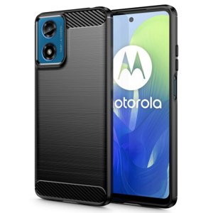 Tech-Protect Carbon kryt na Motorola Moto G24 / G24 Power / G04, černý